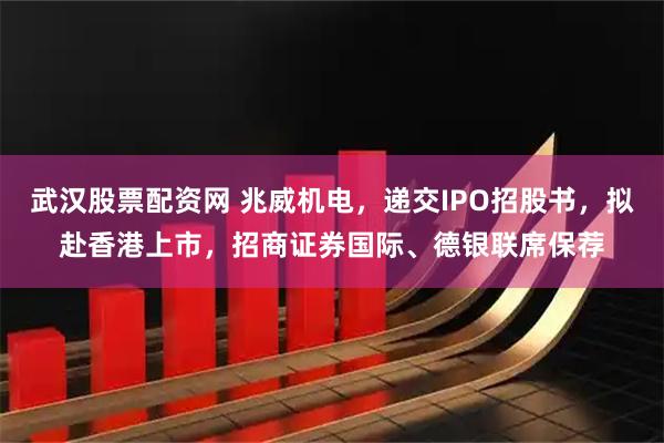武汉股票配资网 兆威机电，递交IPO招股书，拟赴香港上市，招商证券国际、德银联席保荐